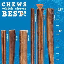 Load image into Gallery viewer, Odor Free Bully Sticks - 12 Inch Thick