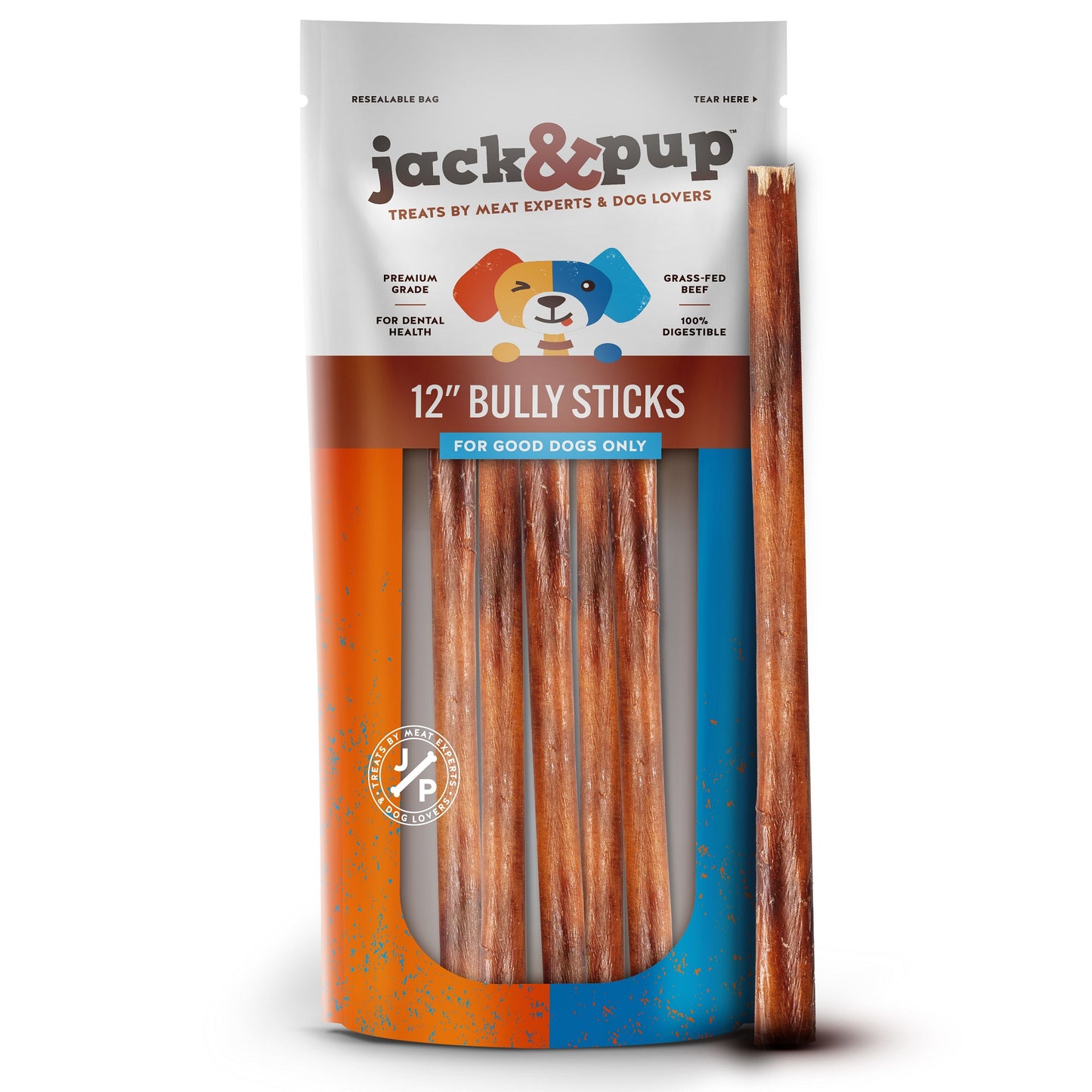 Odor Free Bully Sticks - 12 Inch Thick