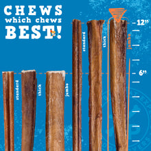 Load image into Gallery viewer, Odor Free Bully Sticks - 12 Inch Jumbo