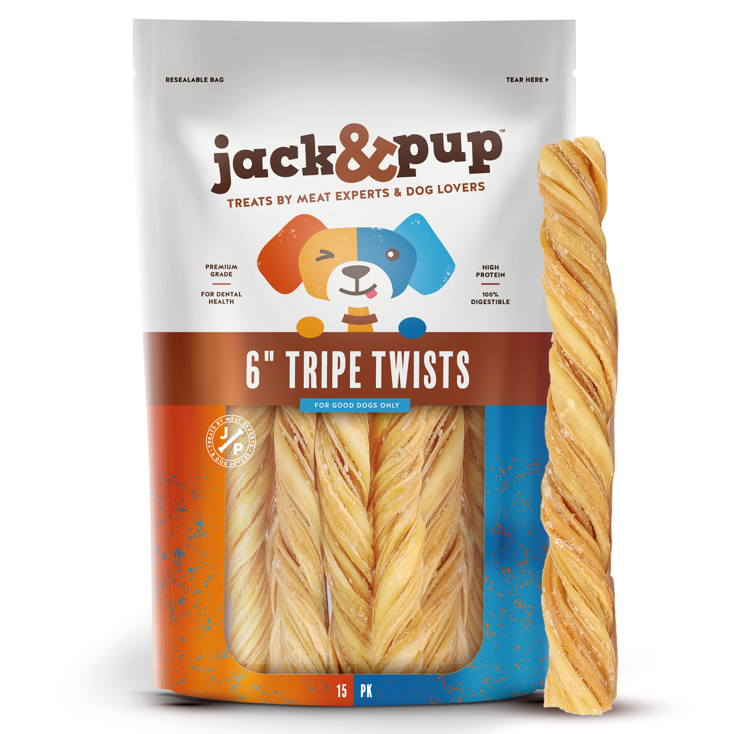 Tripe Twist- 6 Inch