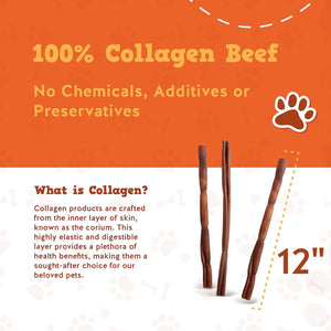 Collagen Sticks - 12 Inch