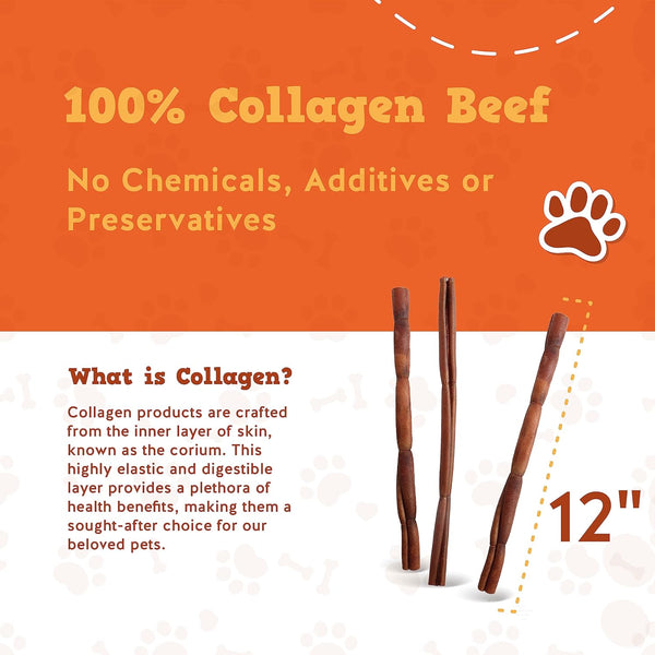 Collagen Sticks - 12 Inch