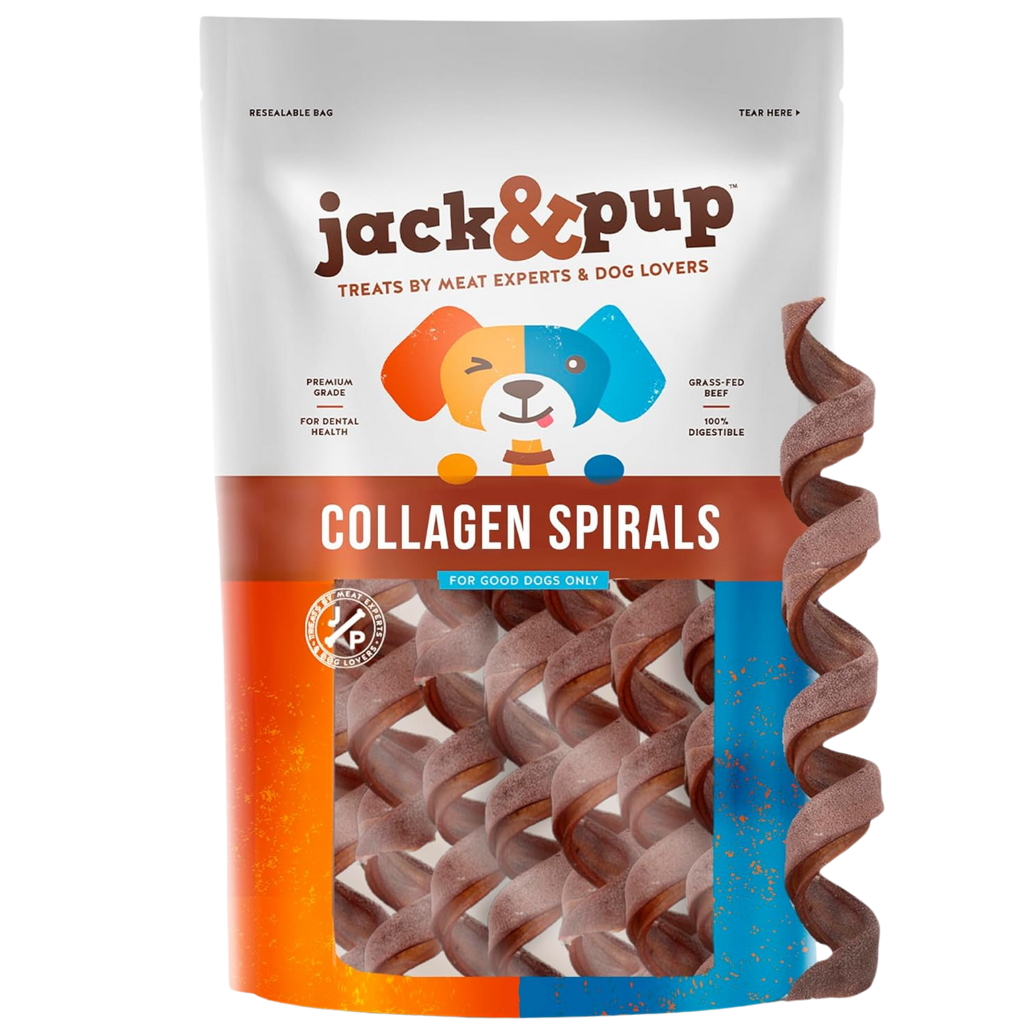 Spiral Collagen Sticks - 6 Inch