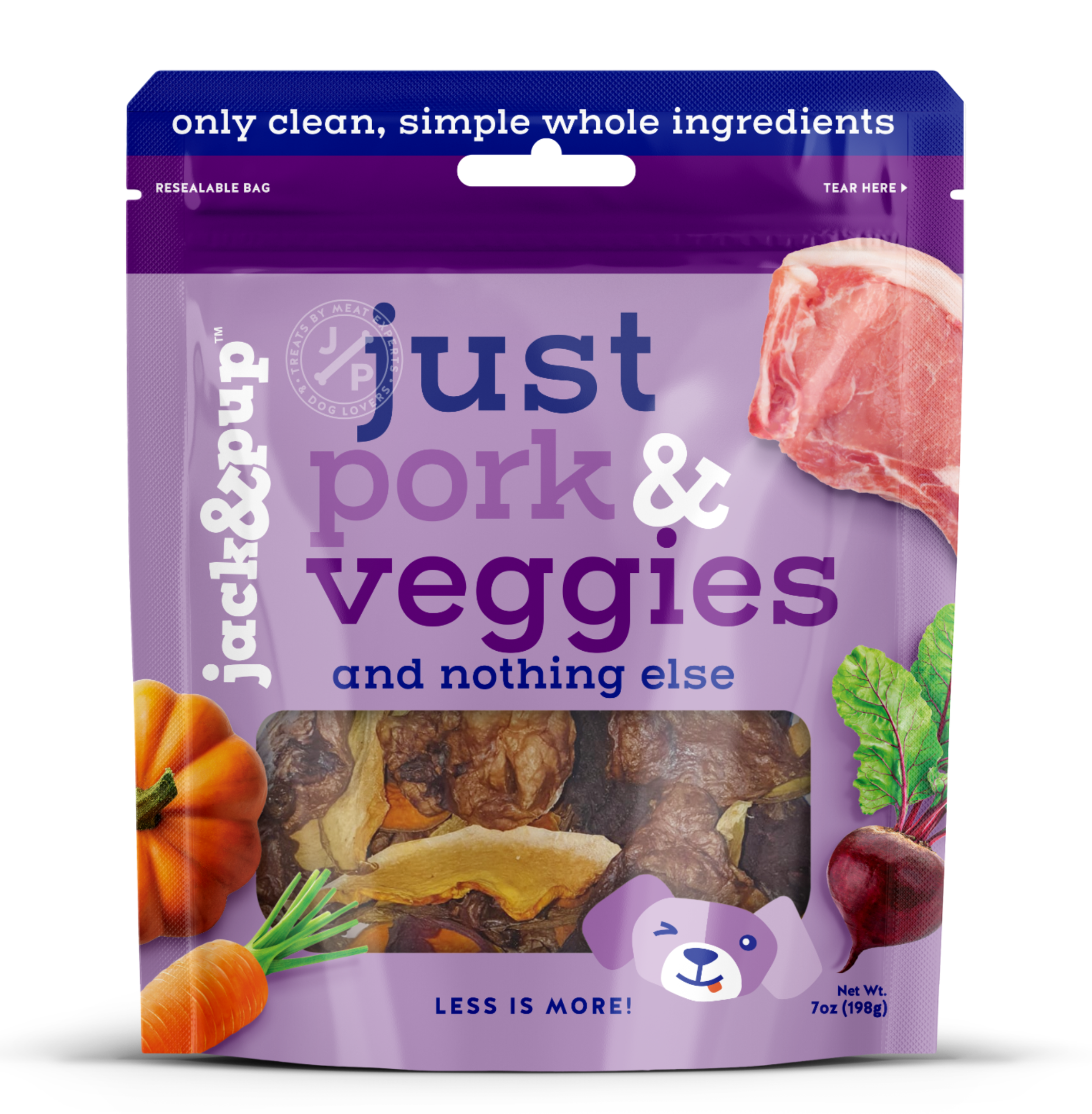Just Pork & Veggies 7 oz | Jack&Pup