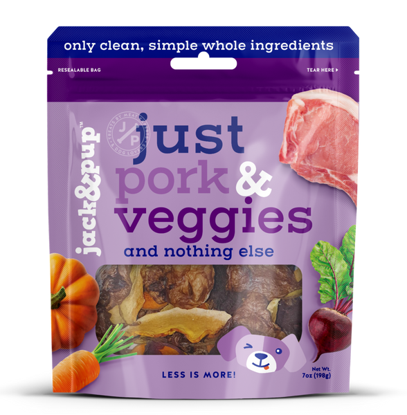 ドッグフード JUICY PORK & VEGGIES Just Pork & Veggies 7 oz | Jack&Pup