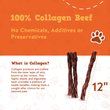 Braided Collagen Sticks - 12 Inch