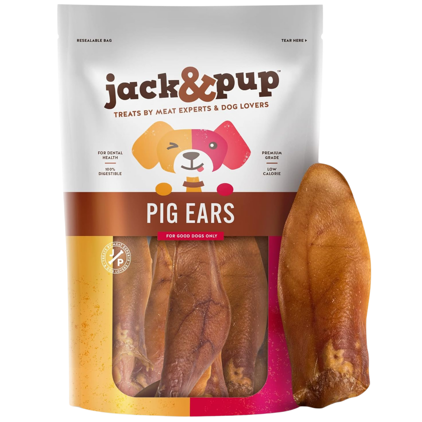 Half All-Natural Pork Ear Dog Chews