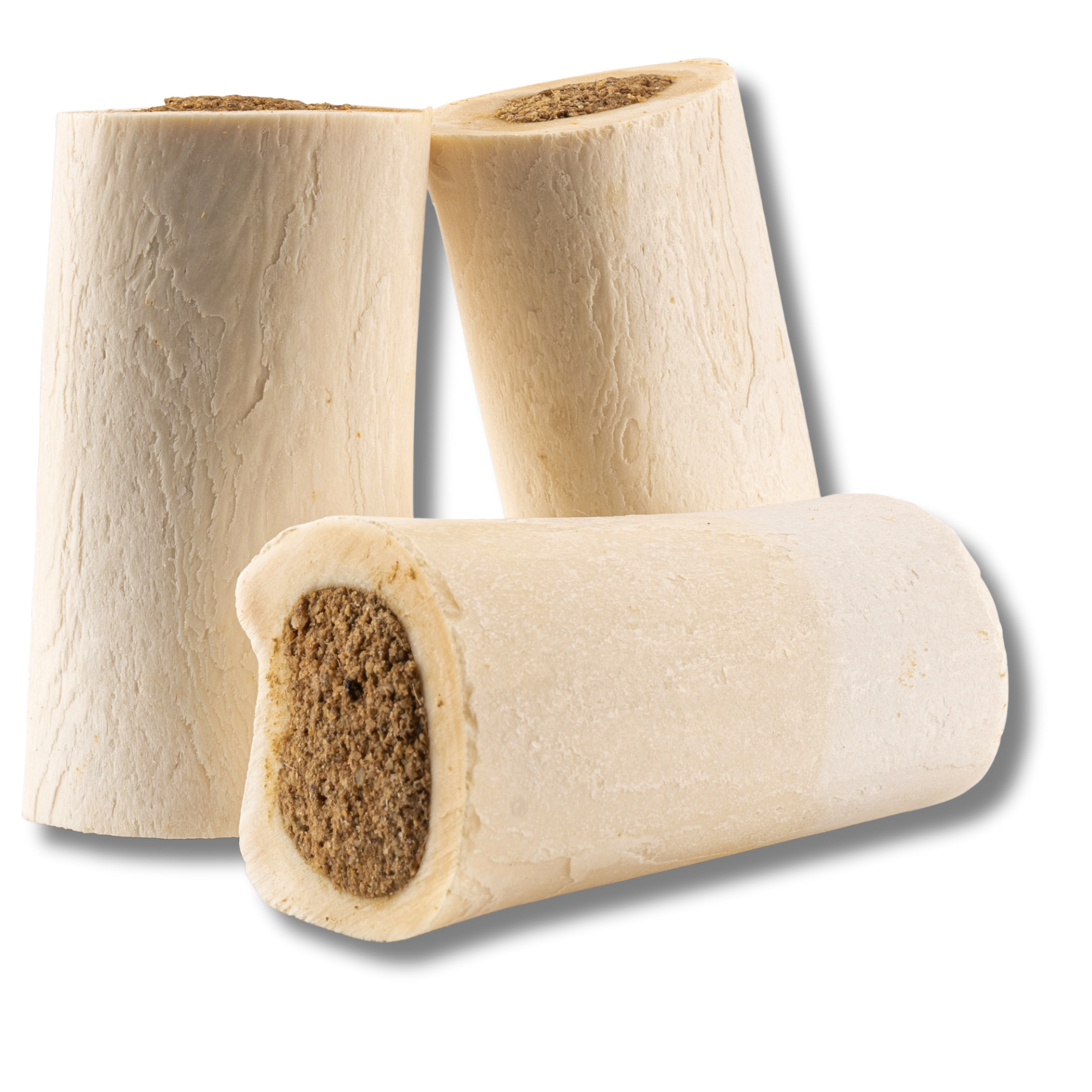 Bully Stick Stuffed Bones - 3 Inch