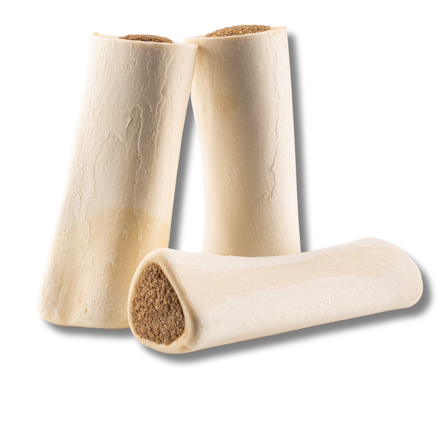 Bully Stick Stuffed Bones - 6 Inch