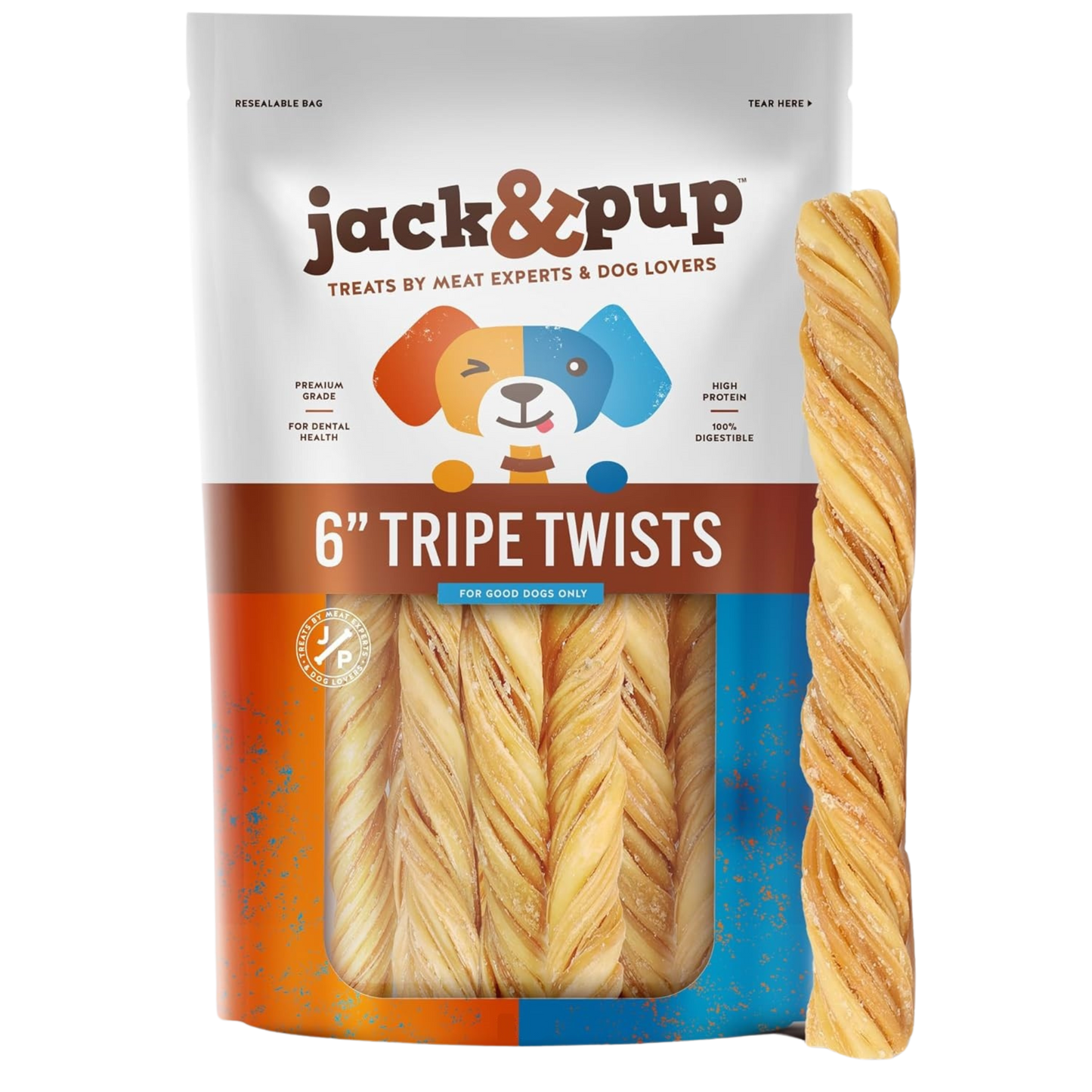 Tripe Twist- 6 Inch