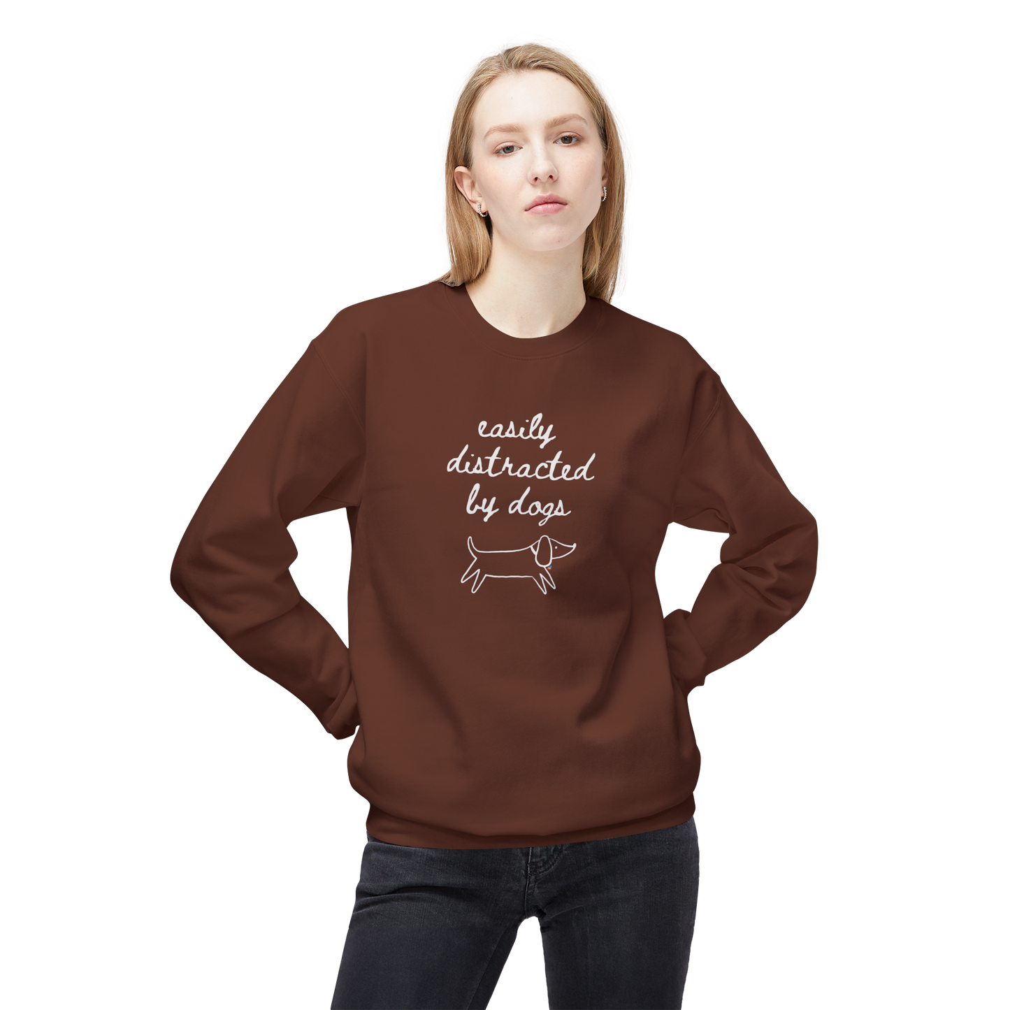 Easily Distracted by Dogs Sweatshirt