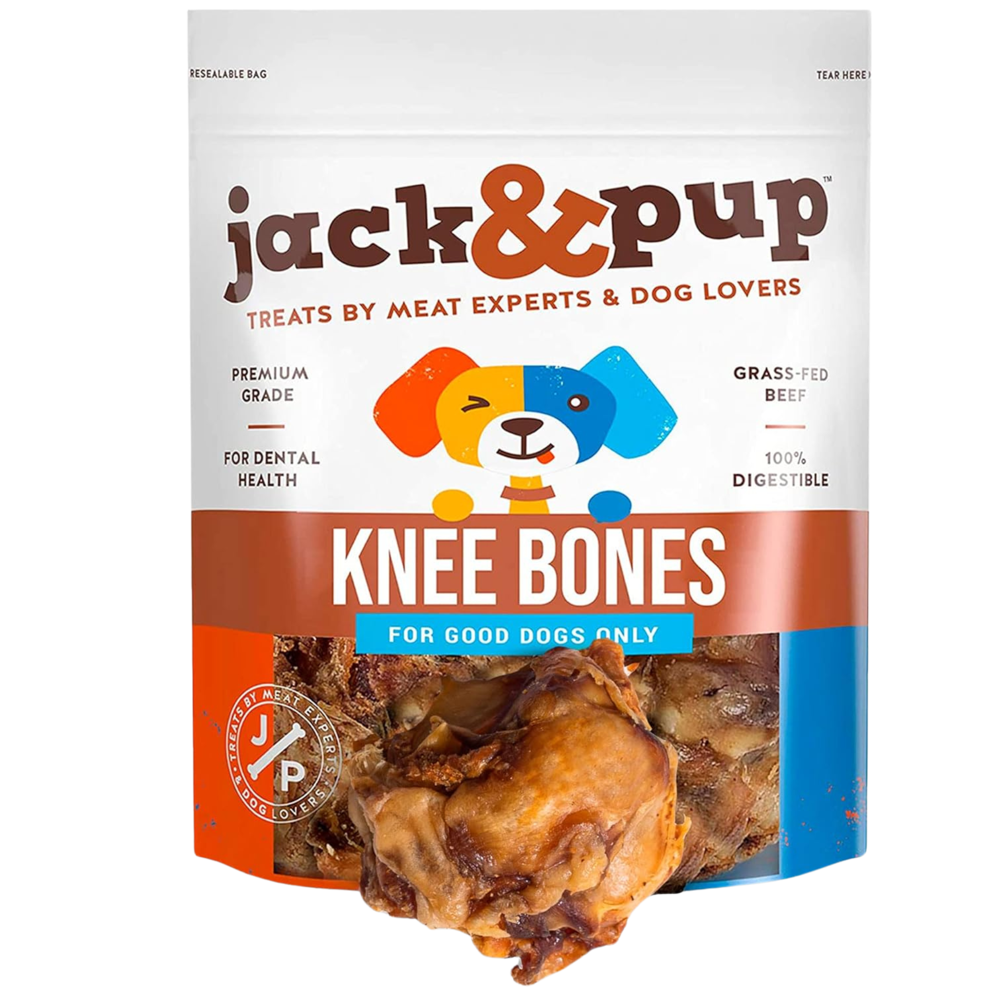 100% Natural Knee Bones - Jack&Pup