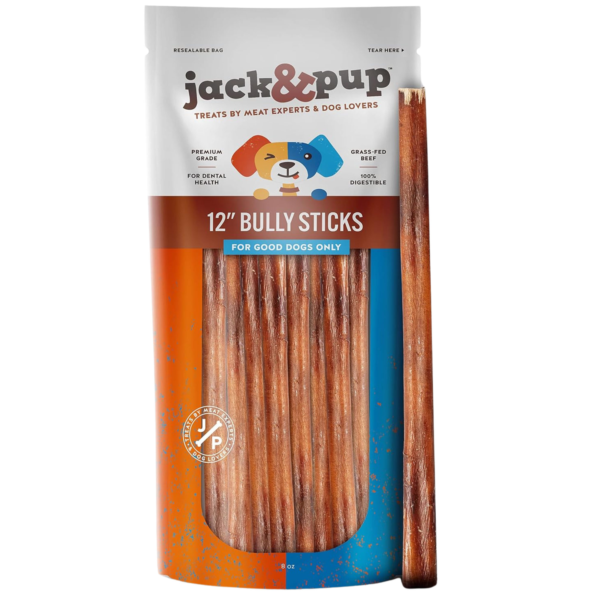 12-Inch Standard Bully Stick - Jack&Pup