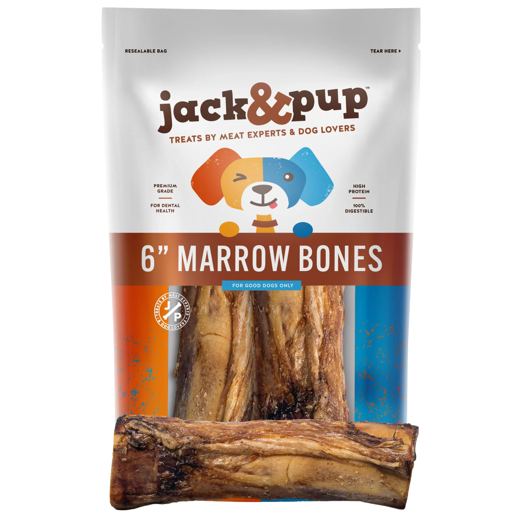 Marrow Bones - 6 Inch - Jack&Pup