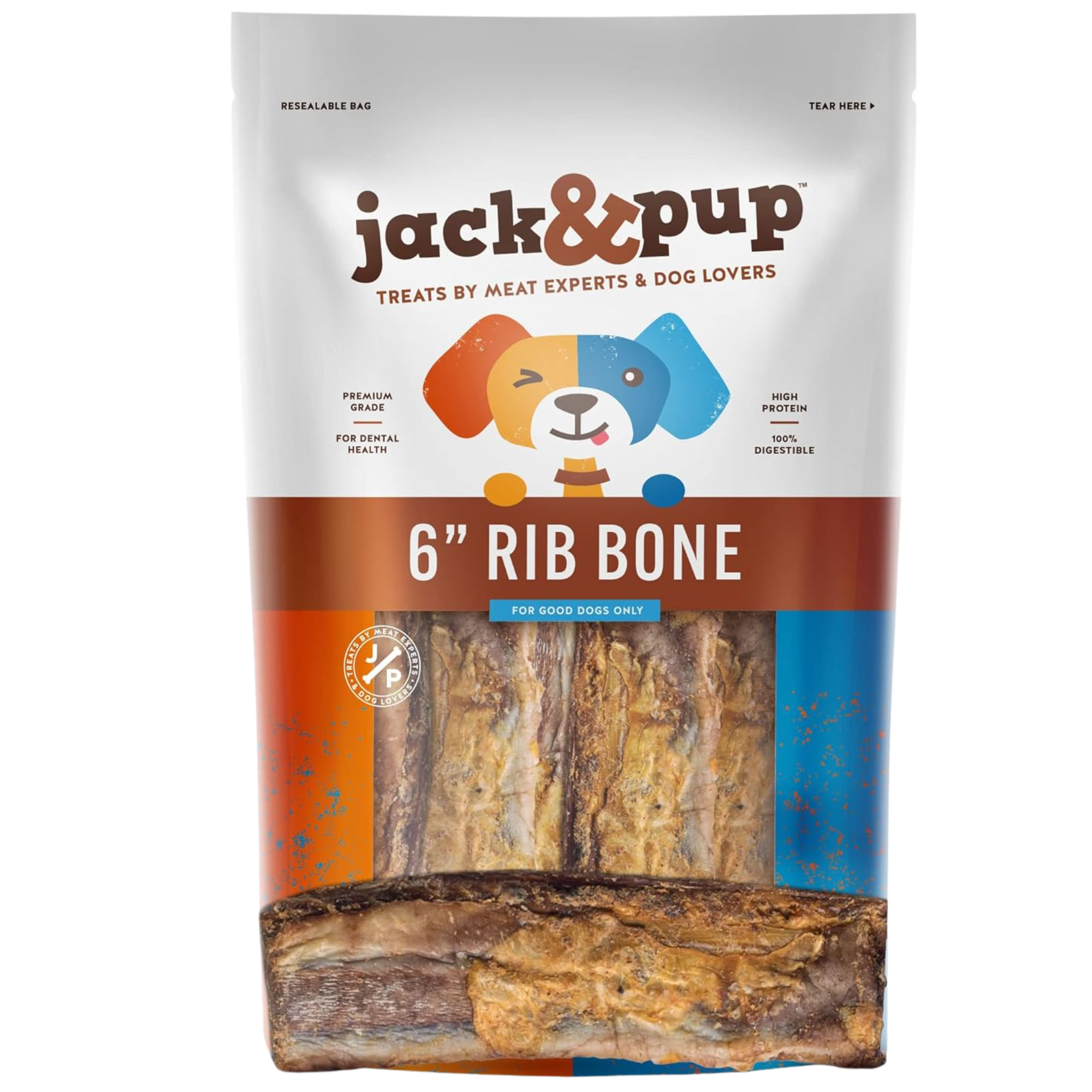 Rib Bones - 6 Inch - Jack&Pup