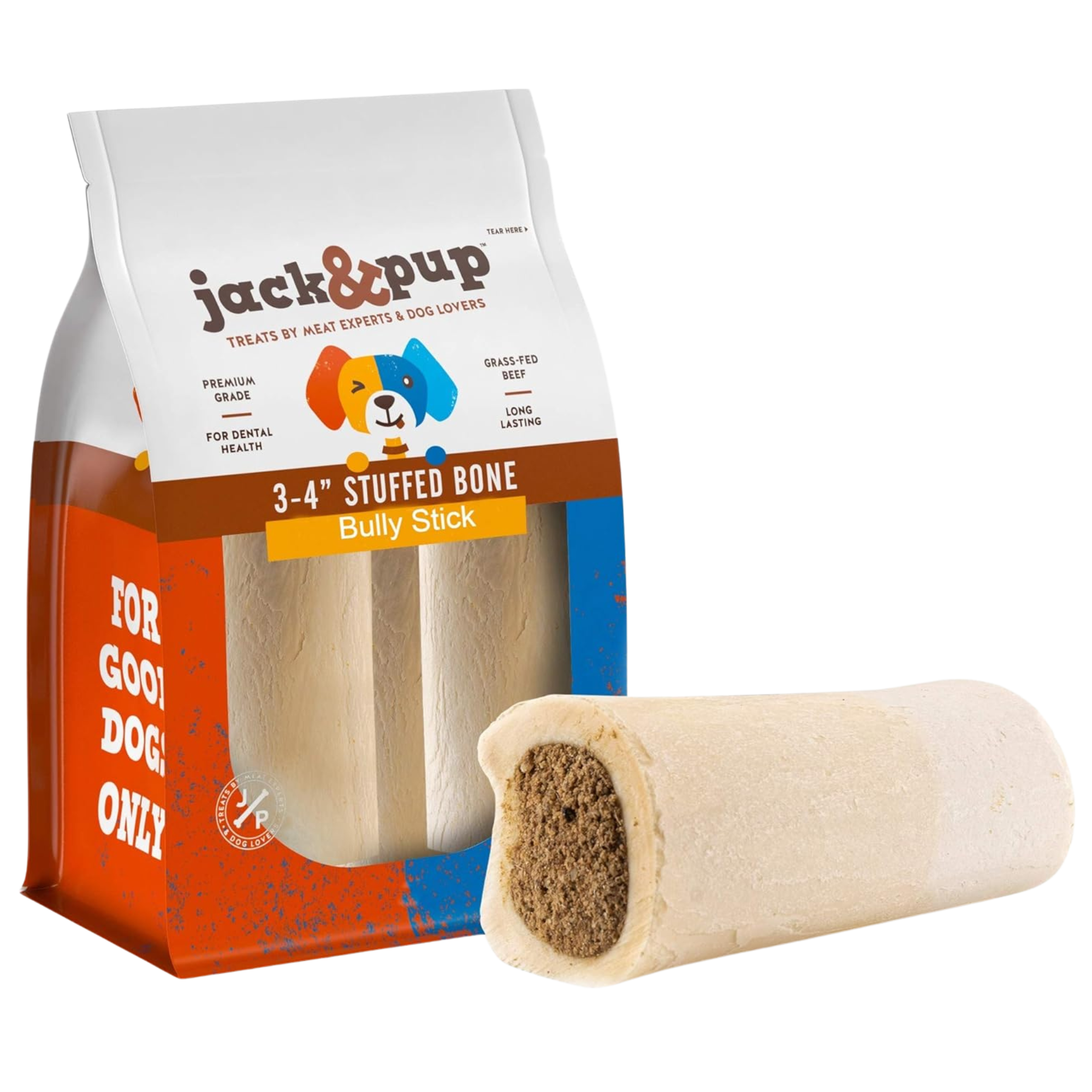 Filled Bones - 3-4 Inch - Jack&Pup