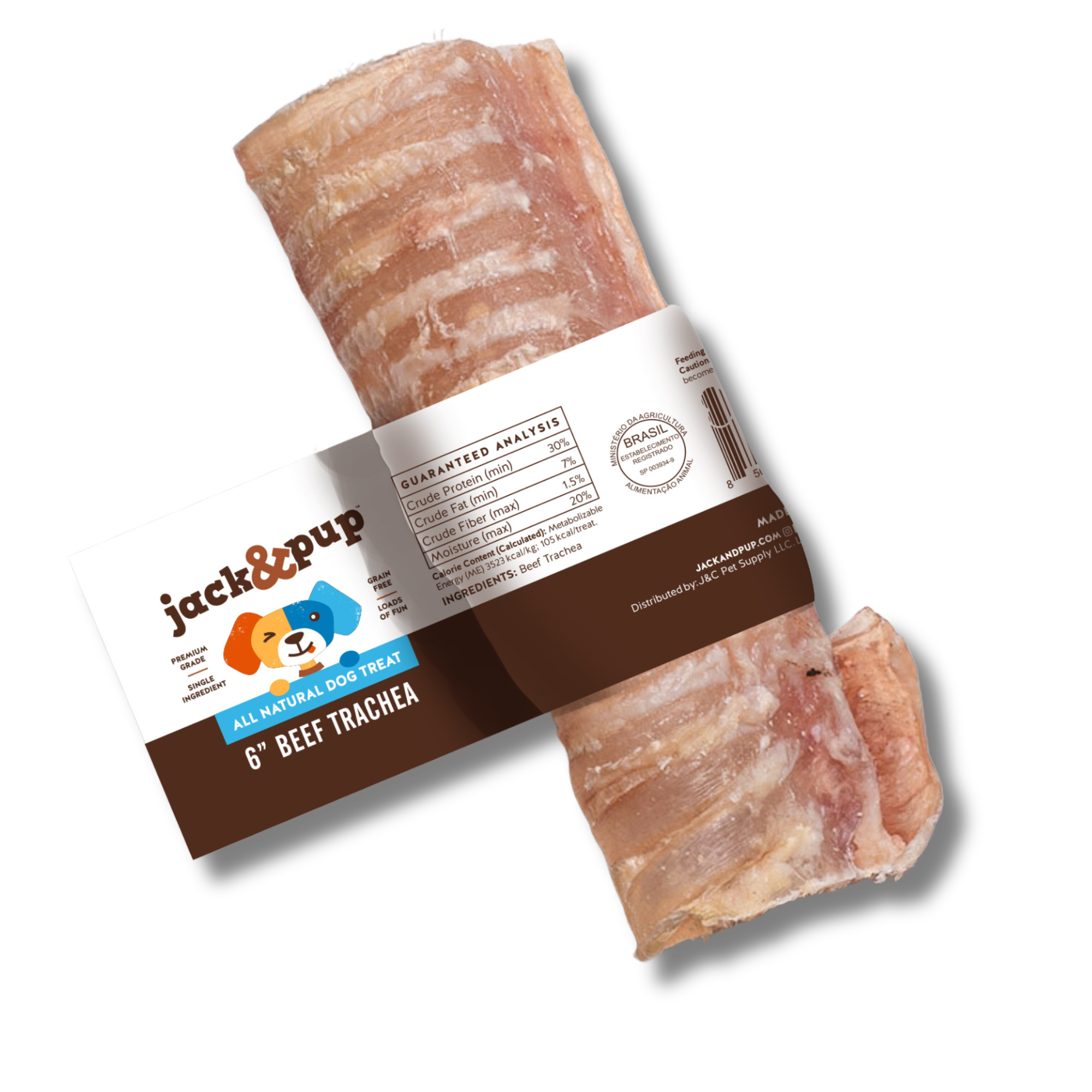 Trachea Chew - 6 Inch - Jack&Pup