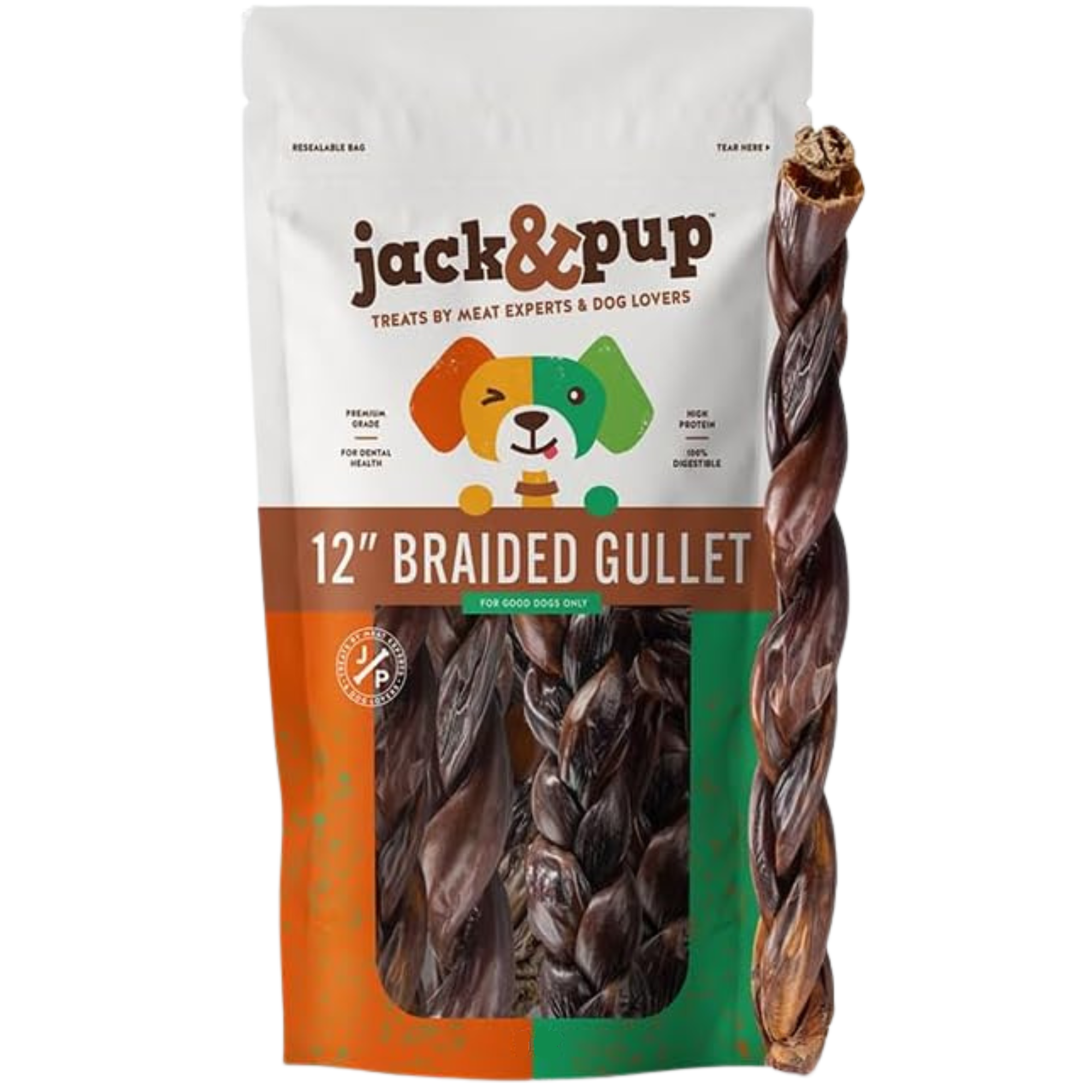 Braided Gullet - 12 Inch - Jack&Pup