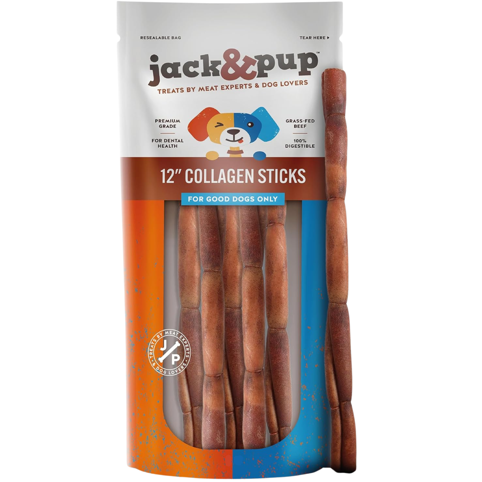 Collagen Sticks - 12 Inch - Jack&Pup
