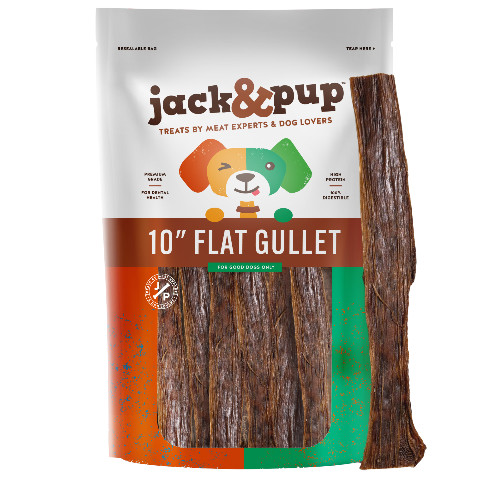 Flat Gullet -10 Inch - Jack&Pup