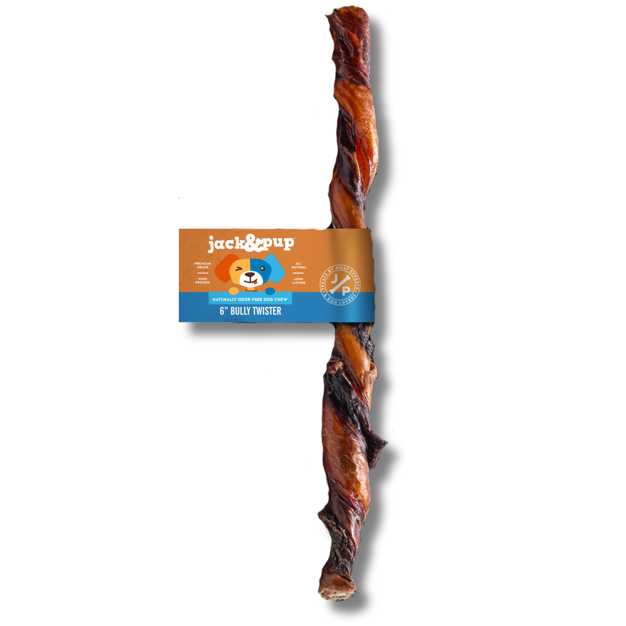 6-Inch Bully Stick Twist - Jack&Pup