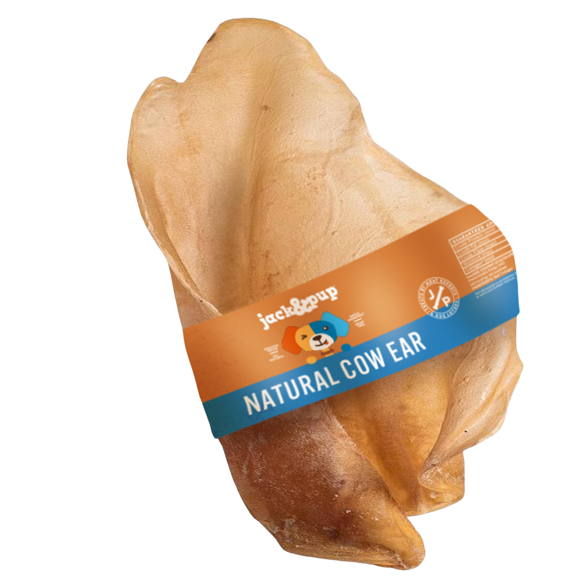 All-Natural Cow Ear Dog Chews - Jack&Pup