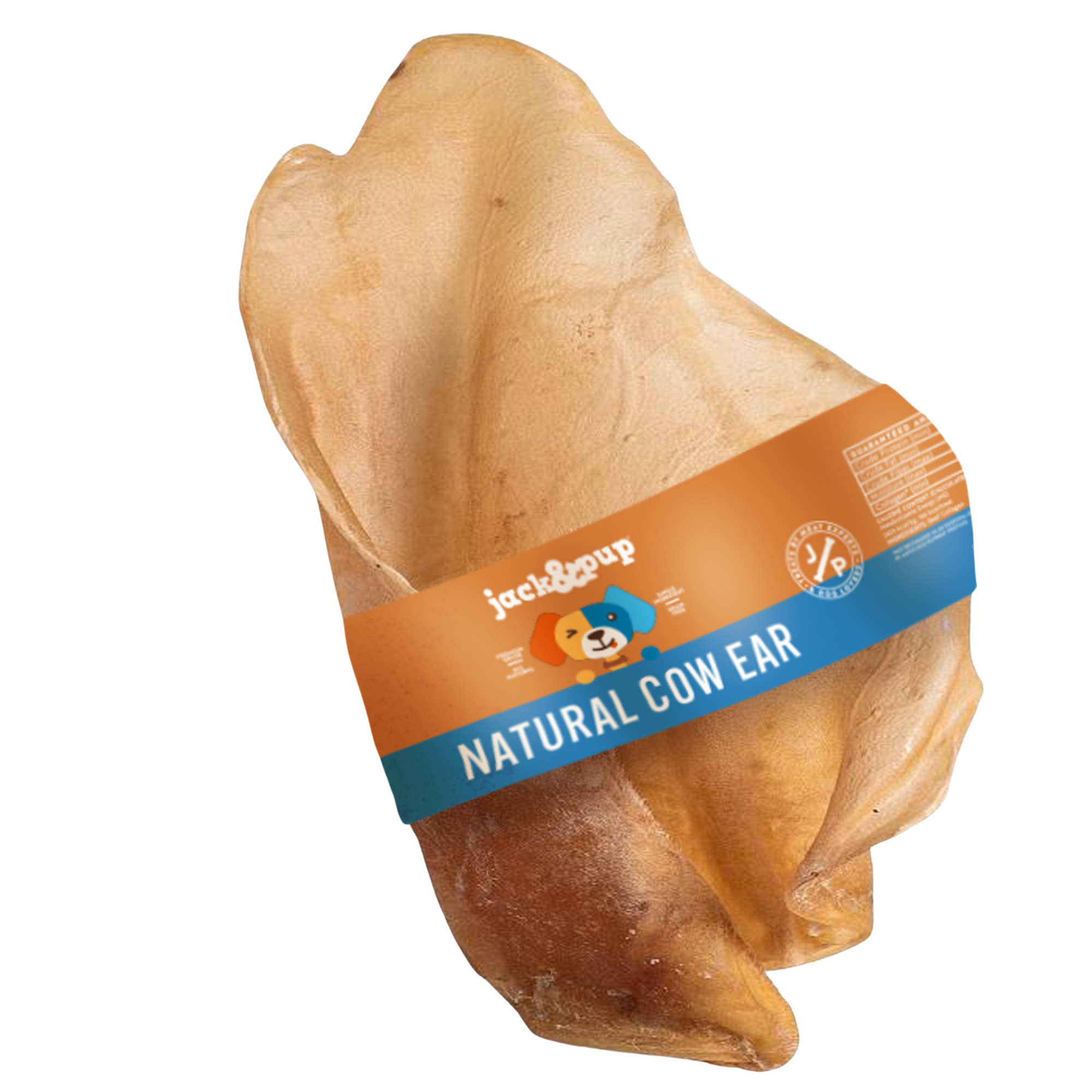 All-Natural Cow Ear Dog Chews - Jack&Pup