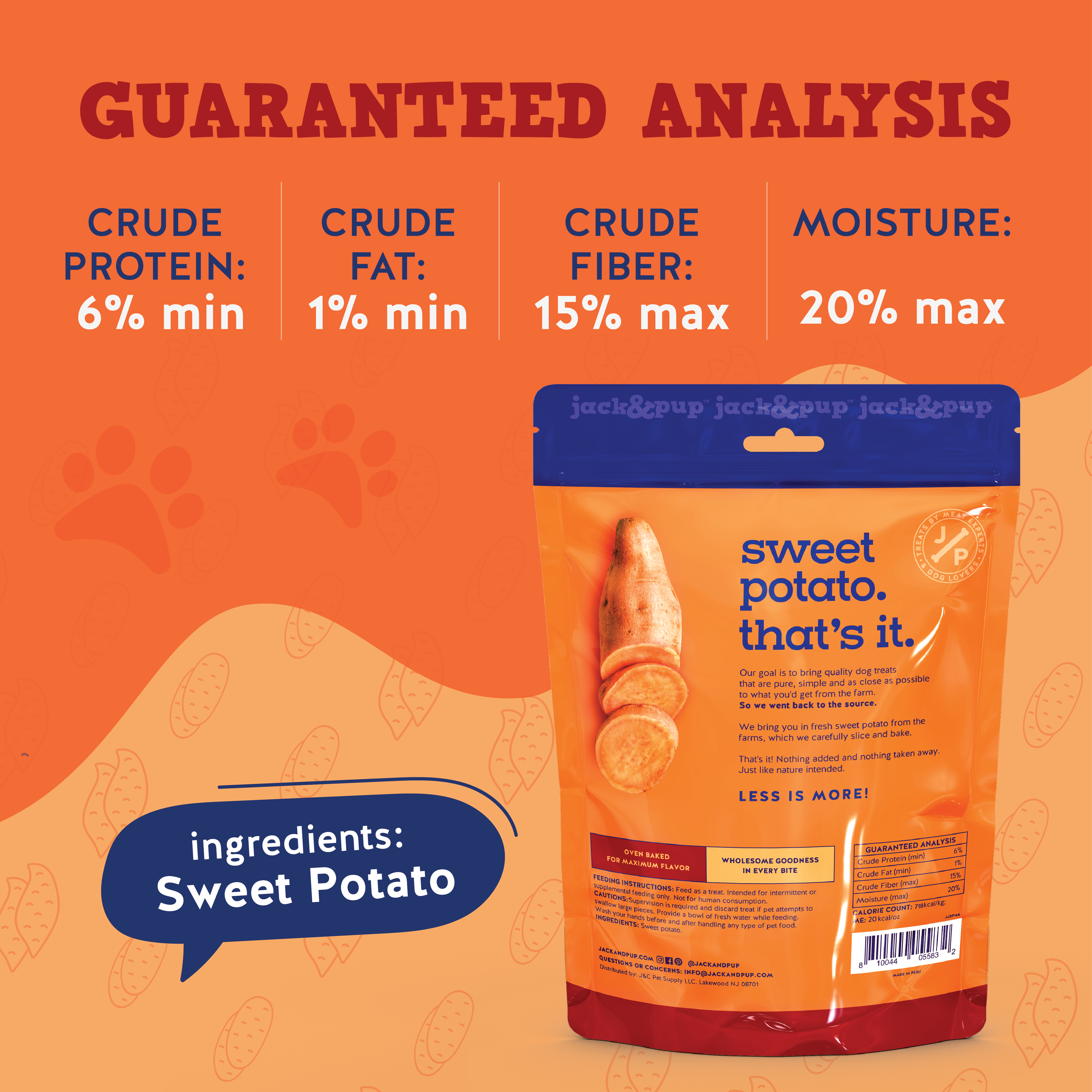 Just Sweet Potato 14 oz - Jack&Pup