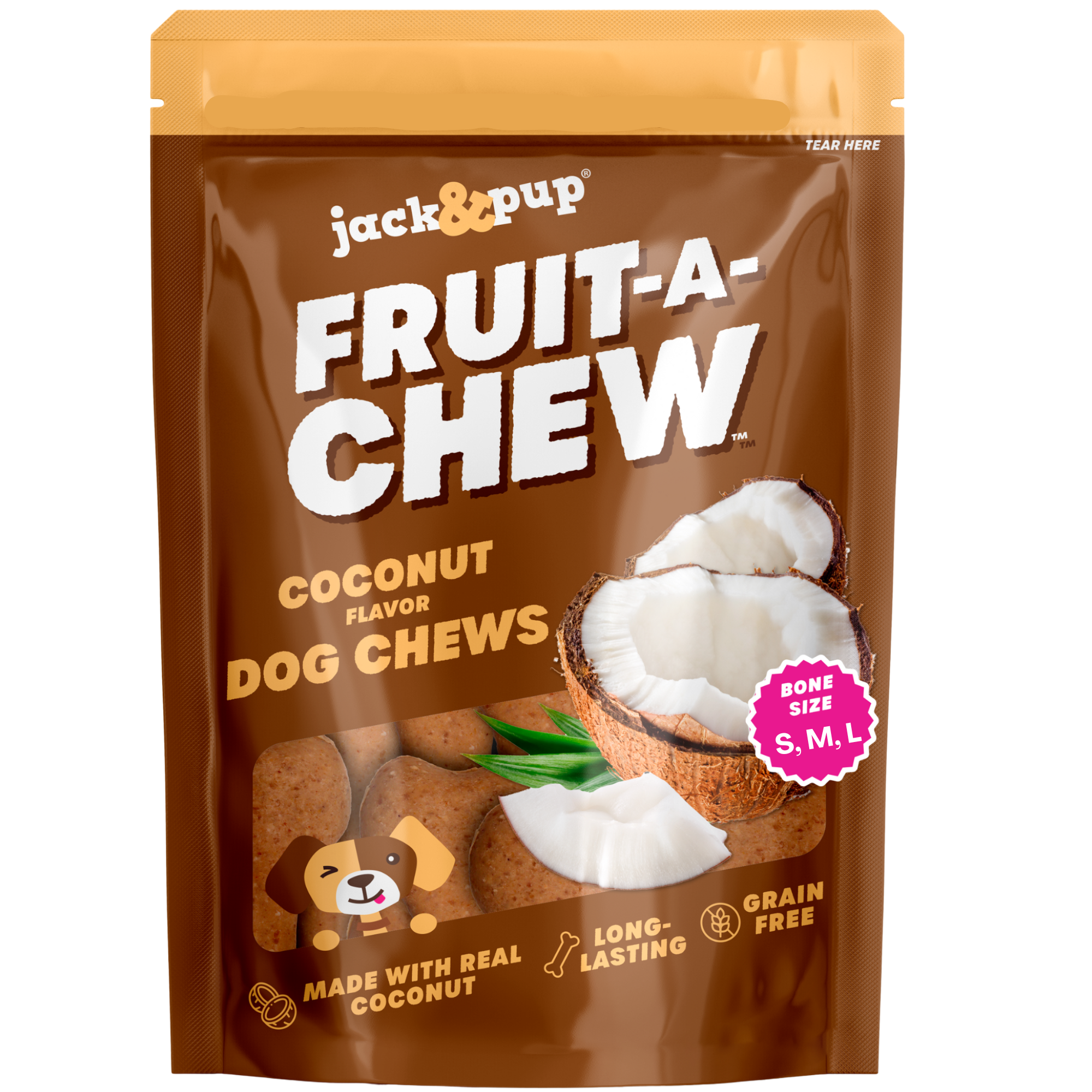Coconut Fruit-A-Chew - Jack&Pup