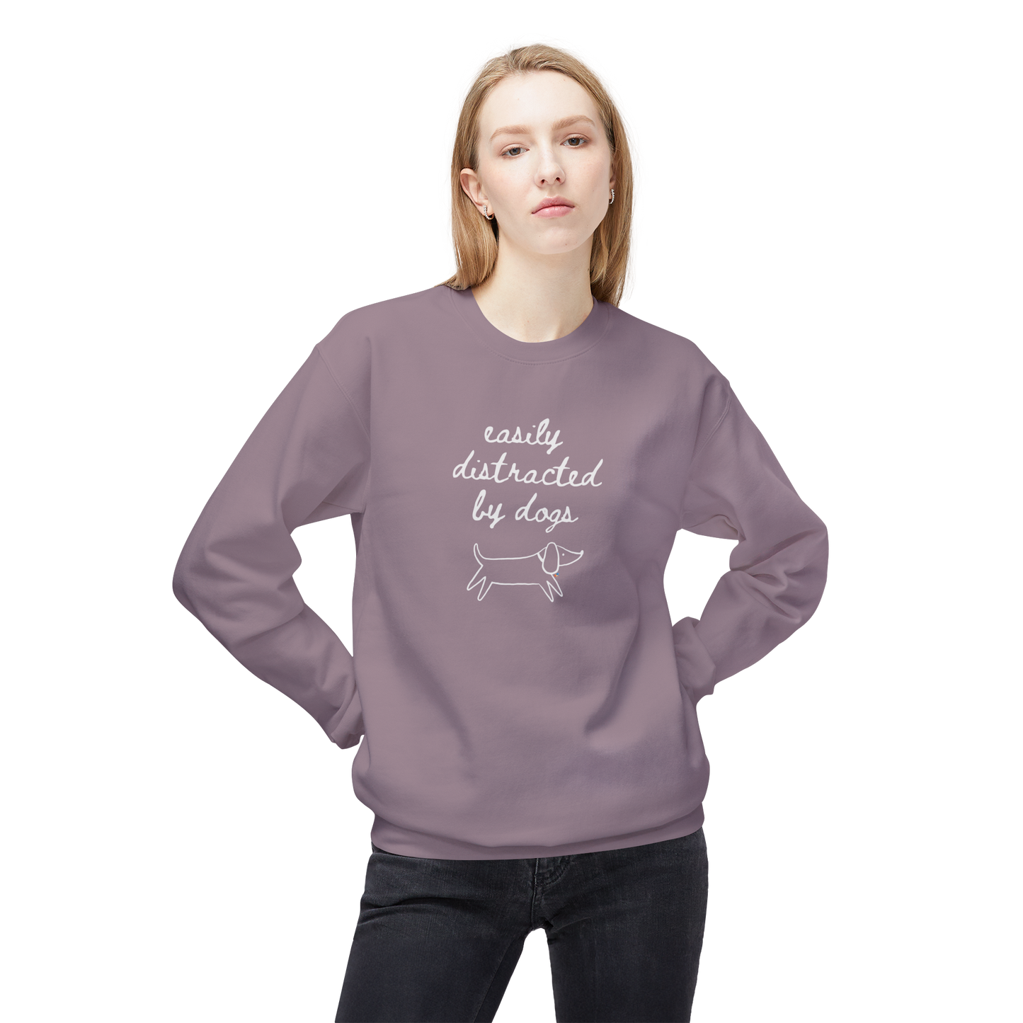 Easily Distracted by Dogs Sweatshirt