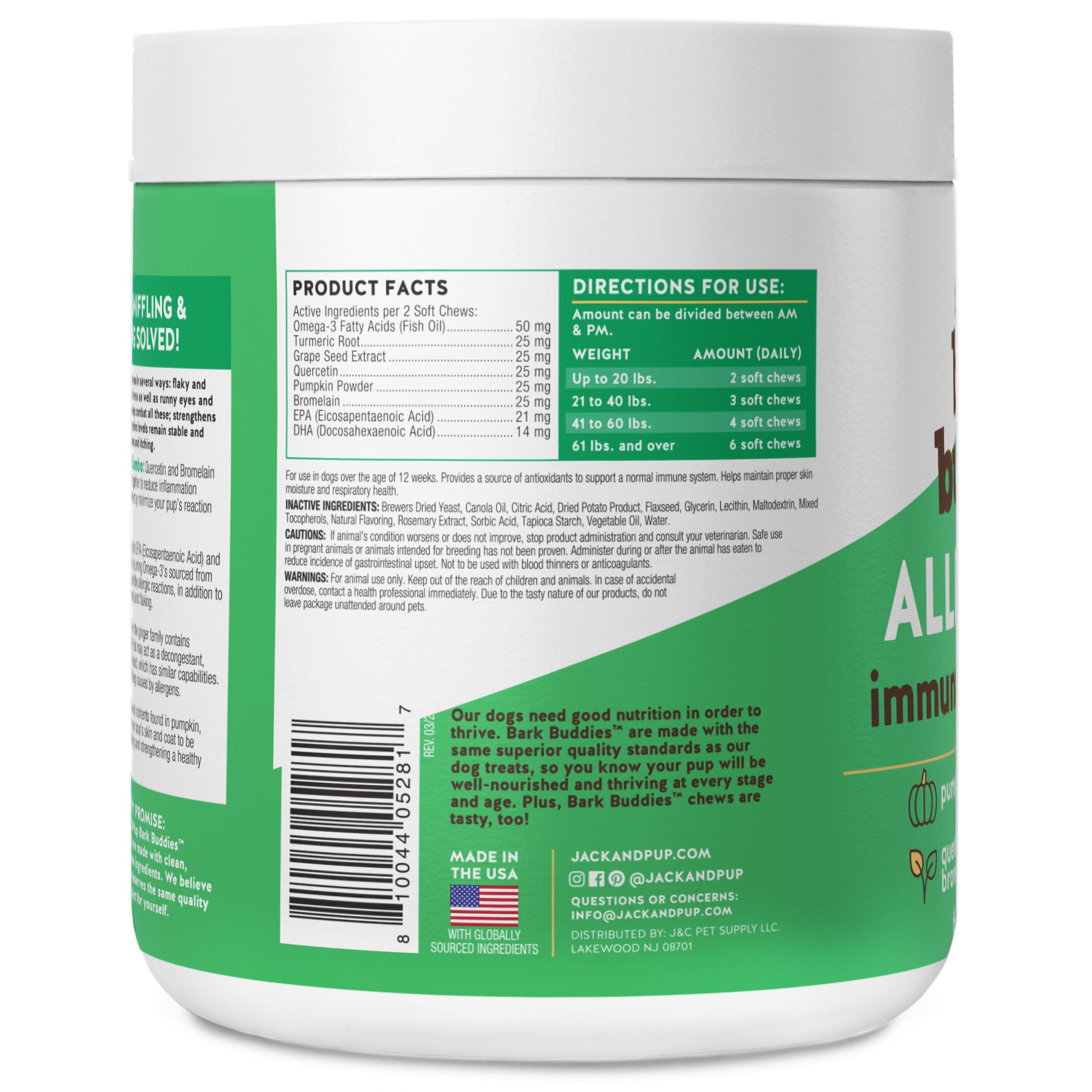 Aller-Care Immune and Allergy Support - Jack&Pup