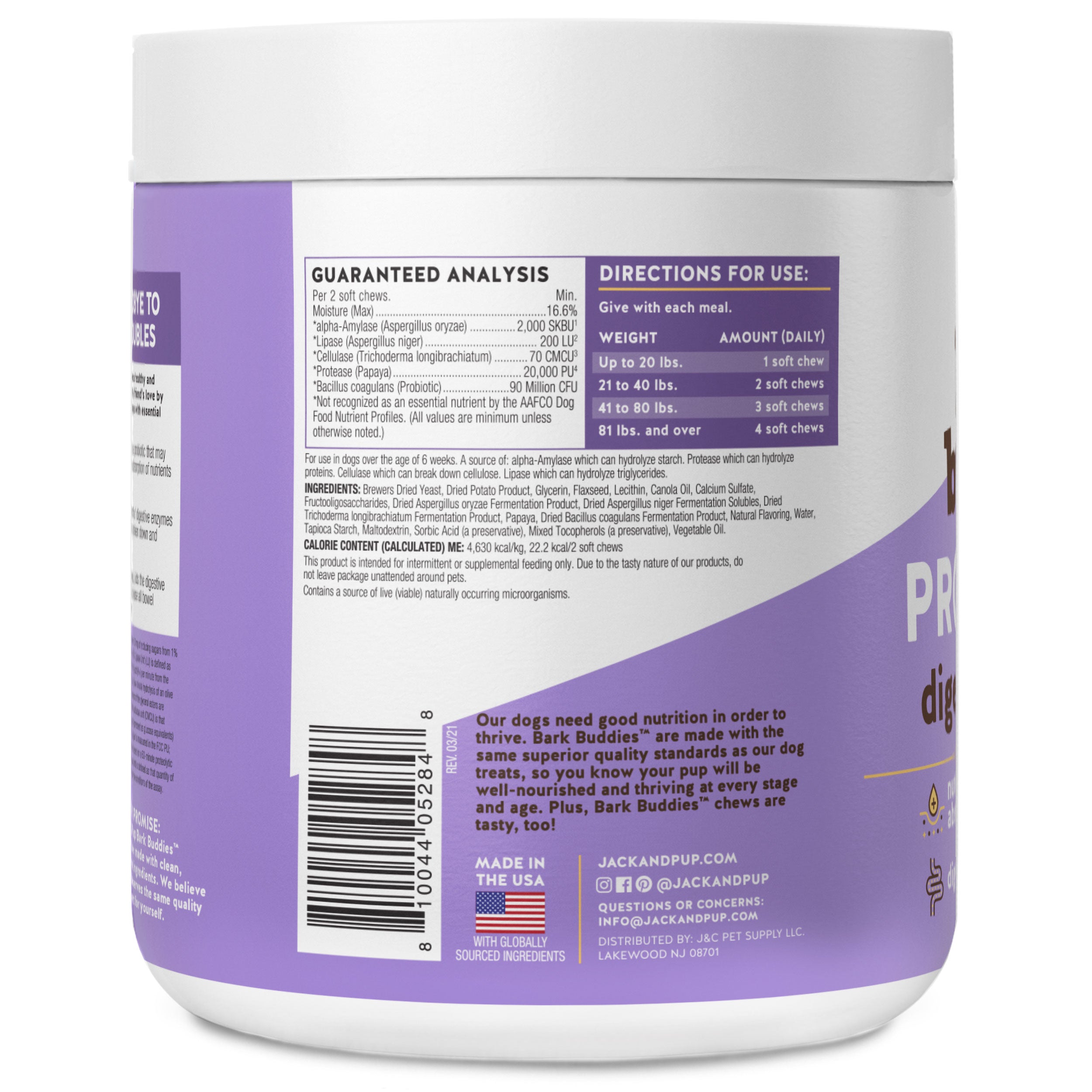 Pro-Digest Digestive Support - Jack&Pup