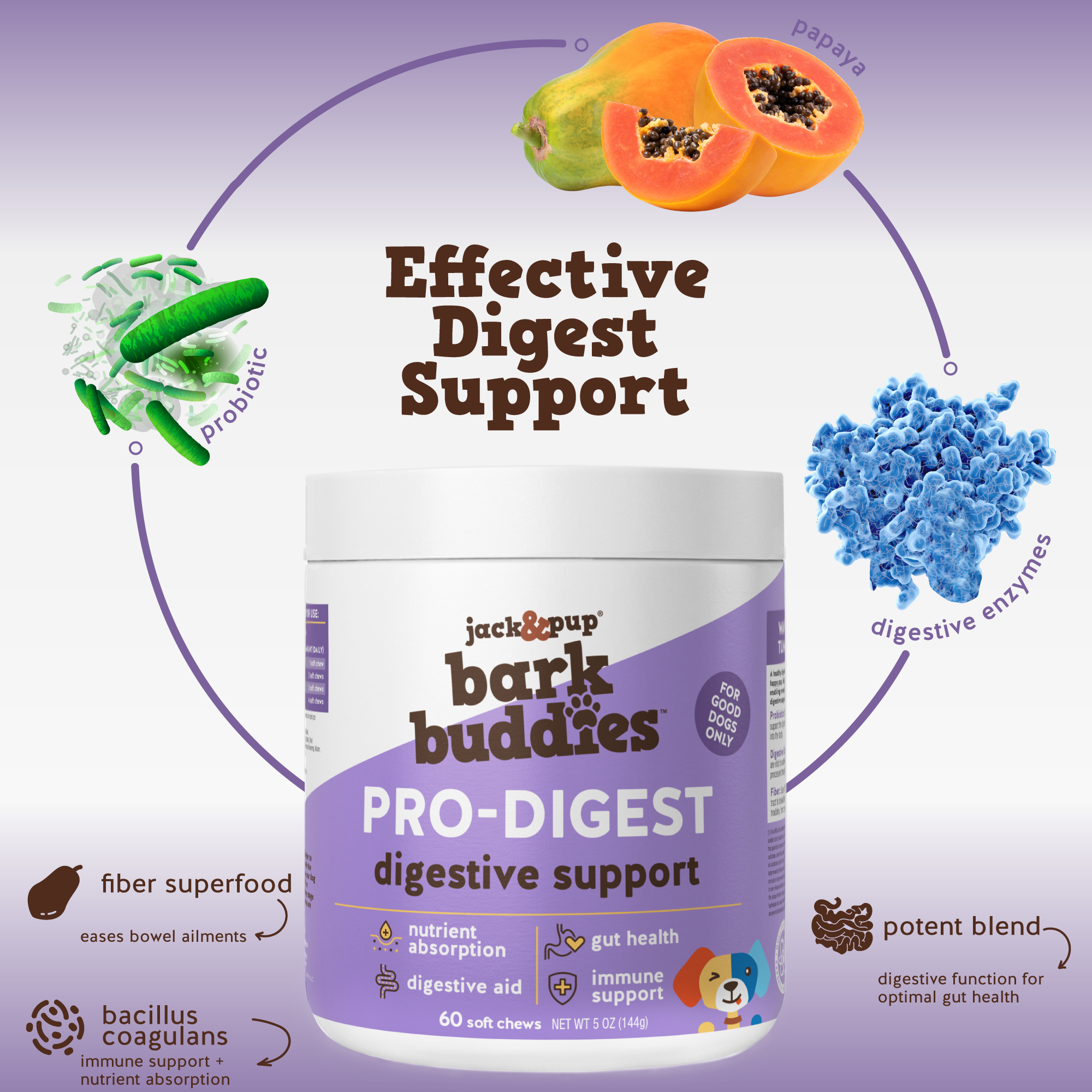 Pro-Digest Digestive Support - Jack&Pup